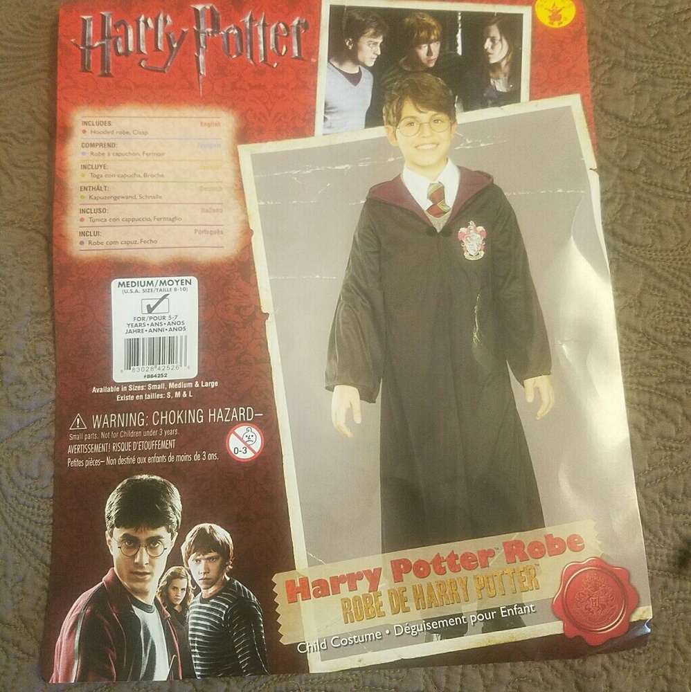 Harry Potter Child Costume for 5-7 years old